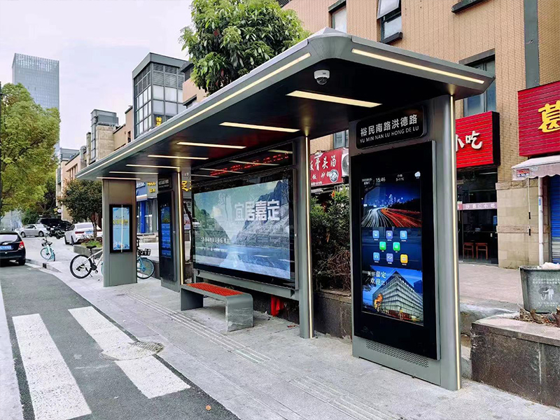 候車亭安裝效果案例